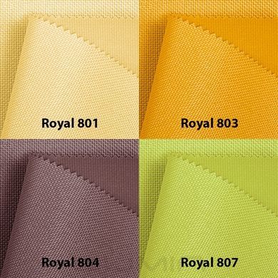 Рулонні штори Royal (17 варіантів кольору) 801 Жовтий